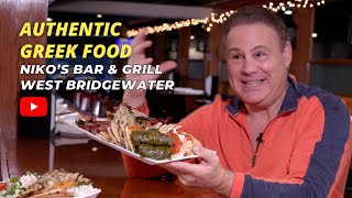 Tasting AUTHENTIC Greek Food in West Bridgewater! | Niko's Bar and Grill