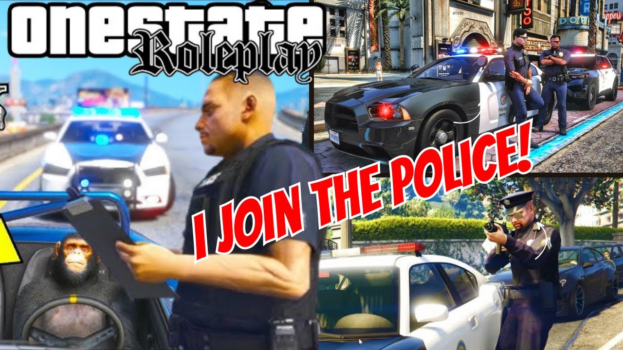 Onestate RP I join the Police Day 1 Livestream - YouTube