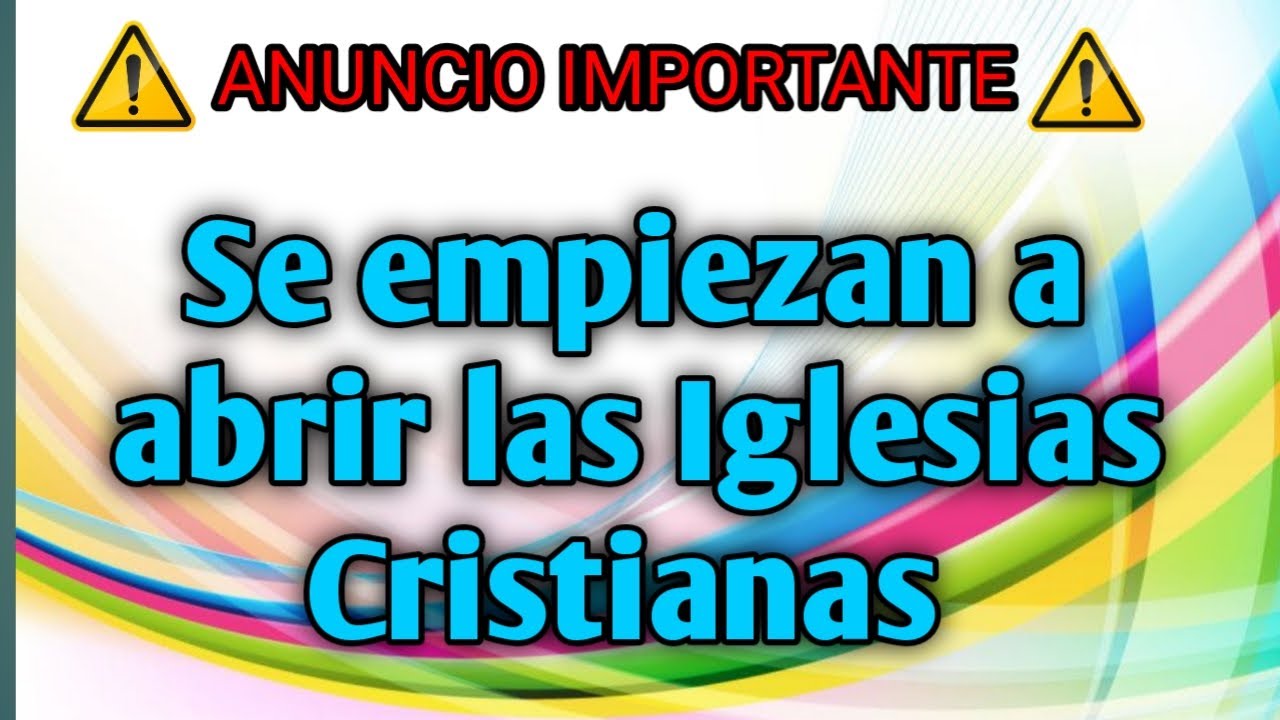 🔴 Cuando se ABREN las IGLESIAS CRISTIANAS EN COLOMBIA ((JUNIO 2020)) YouTube 🔴 Cuando se ABREN las IGLESIAS CRISTIANAS EN COLOMBIA ((JUNIO 2020)) YouTube