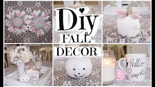  DIY FALL DECOR/ 6 DOLLAR TREE TUTORIALS 