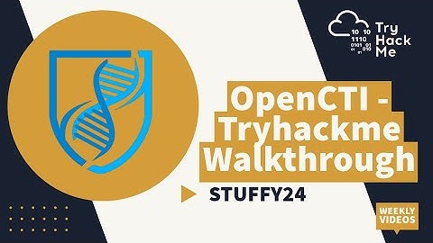 OpenCTI : Tryhackme Soc Level 1 path