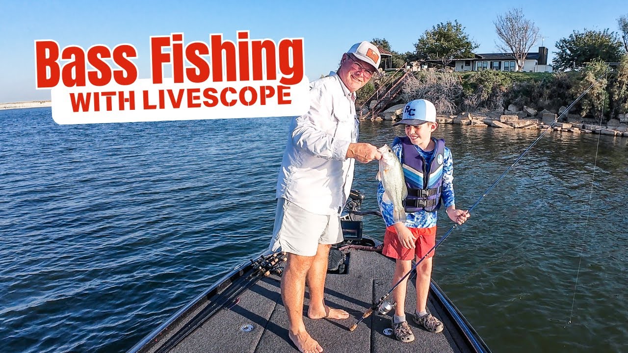 BASS FISHING WITH LIVESCOPE #largemouthbass #bassfishing #fishingvideo
