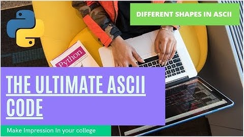 ASCII Project in python #ASCII #Pythonproject #PyCoder