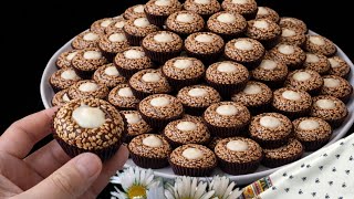 حلوة العشر دقائق حمقات كل من ذاقها👌 بدون فرن بثلاث مكونات حلوى لذيذه اقتصادية وتعطي كمية كبيرة 