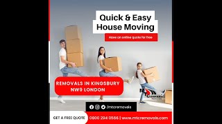 Kingsbury Removals Nw9 Let The Professionals Help You Relocate Quickly And Safely