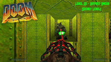 Doom 64 - Level 29 (Outpost Omega, Secret level, All secrets found)