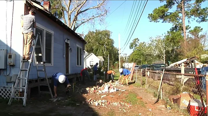 Veteran and his wife receive new roof completely f...