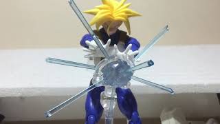 Trunks ki blast stop motion test.
