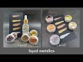 Cucco Manila liquid metallic paints for resin art pieces