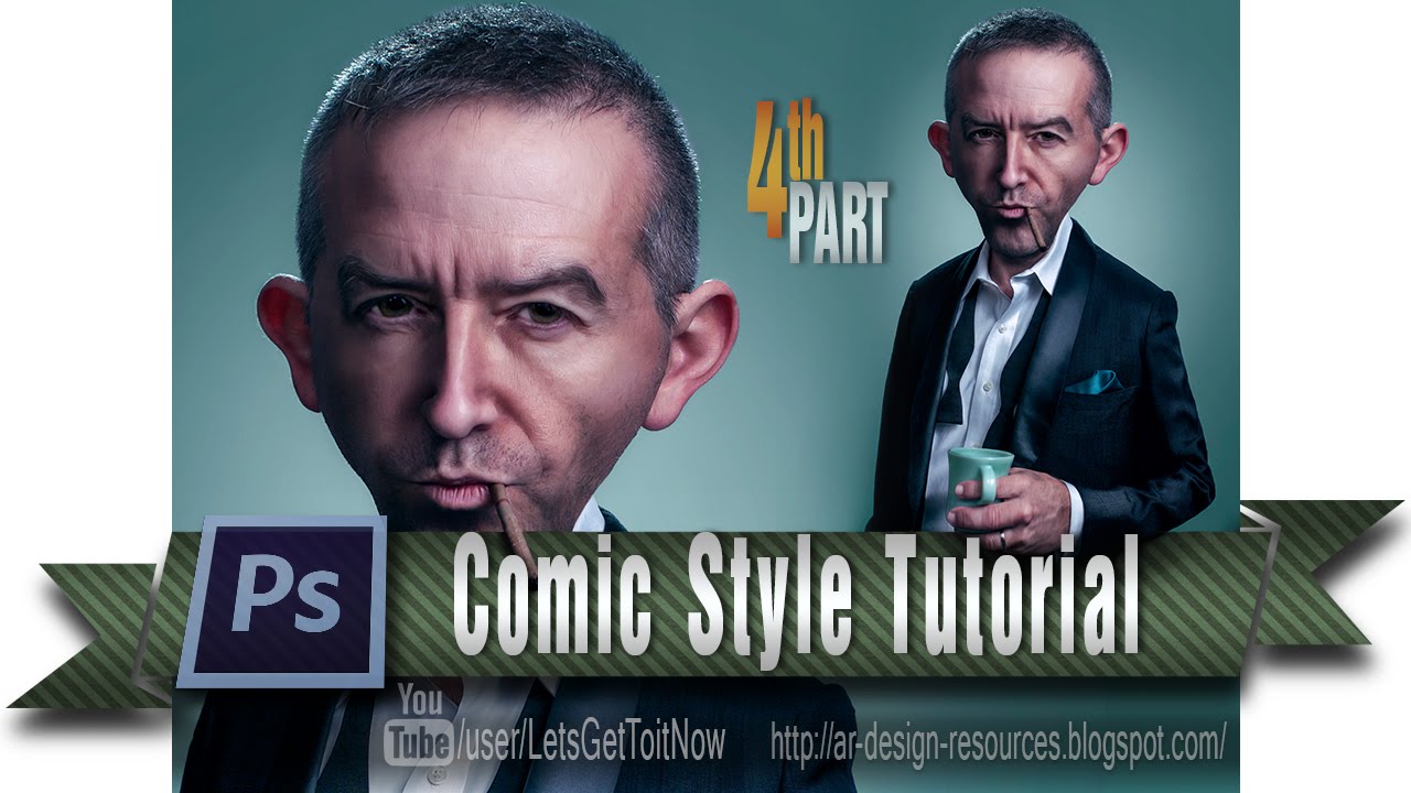 Comic Style — Photoshop Tutorial #4 - YouTube