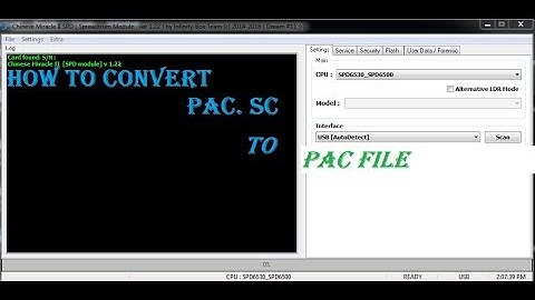 How To Convert Cm2 Read Pac SC File to PAC File