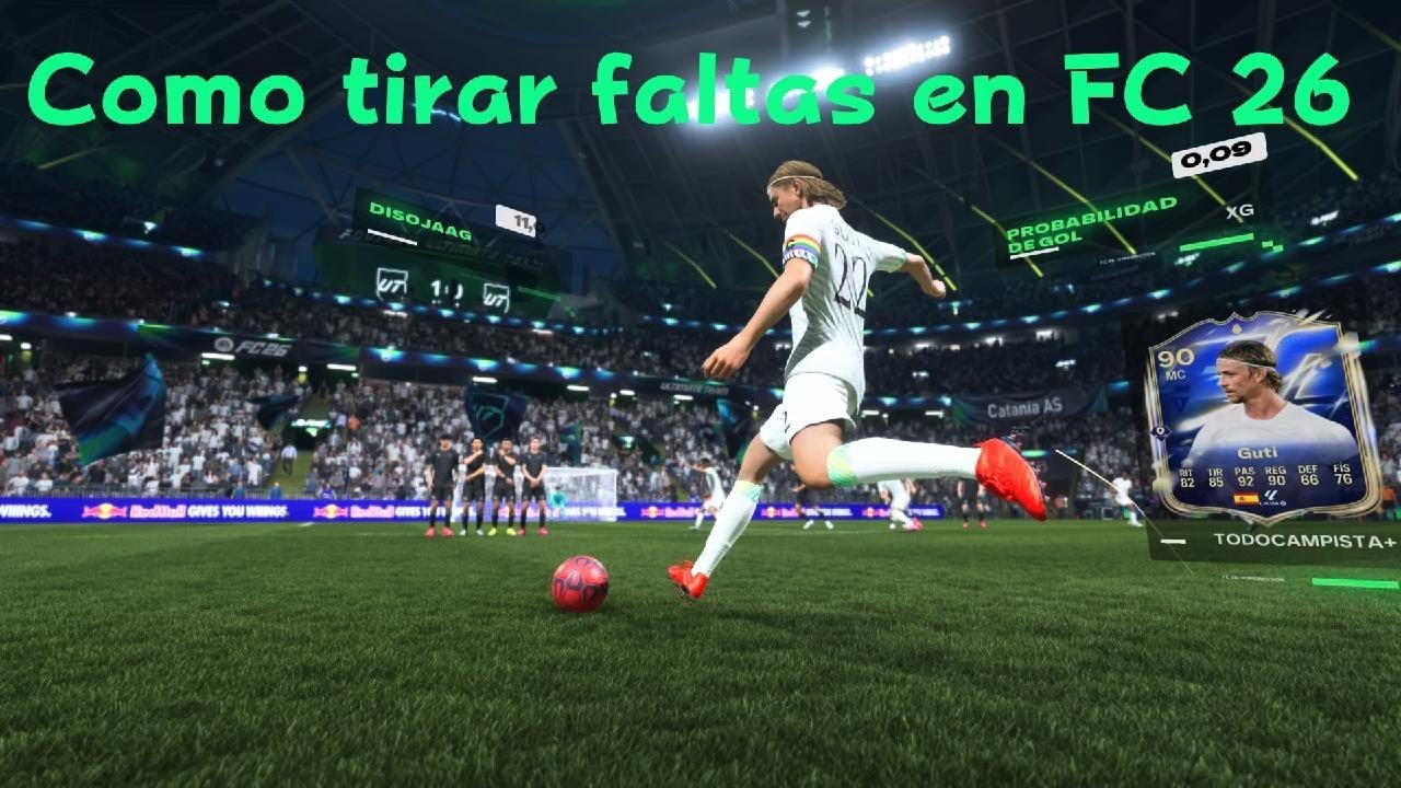 Como tirar faltas en FC 26
