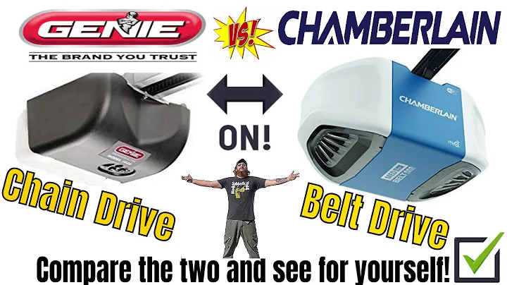 Garage Door Opener Comparison⚡Genie or Chamberlain⚡Belt or Chain Drive