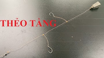 CÂU CÁ LÀ PHẢI BIẾT | THẺO TẦNG CÂU CÁC LOẠI CÁ SÔNG | How to T Knot Rig-fishing
