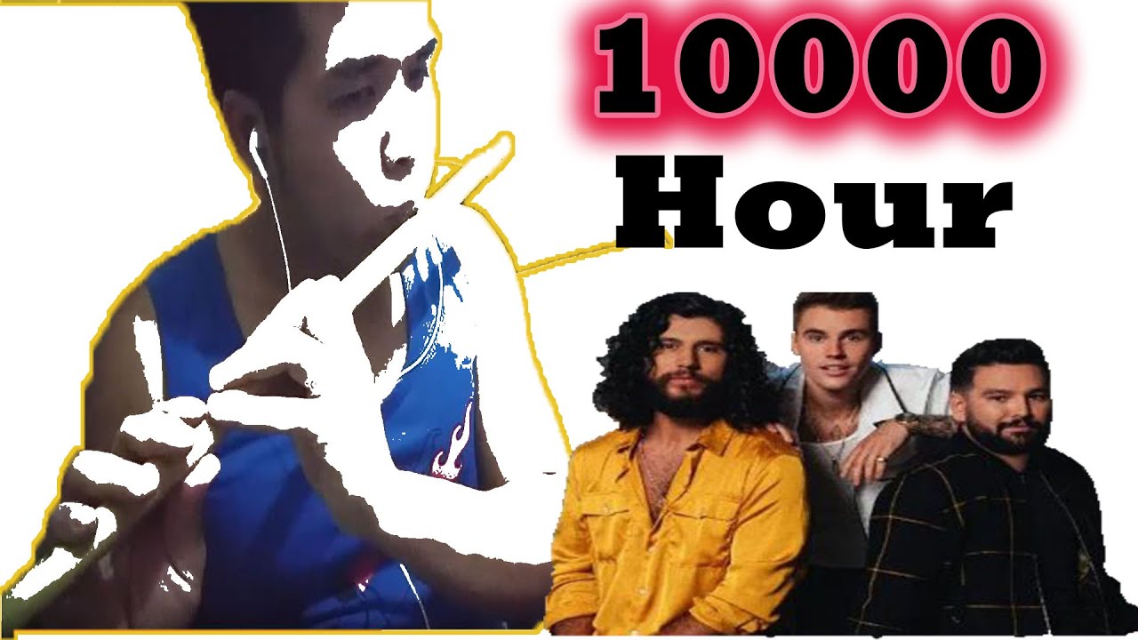 Dan + Shay, Justin Bieber 10,000 Hours flute cover YouTube