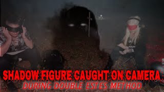 Shadow Figure Caught On Camera,  During Double Estes Method In Haunted Cemetery!