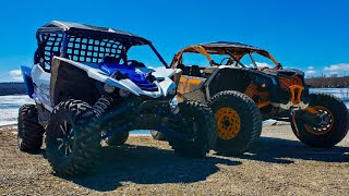 Drag Race - Yamaha YXZ 1000 vs Can Am X3 XRC Turbo RR