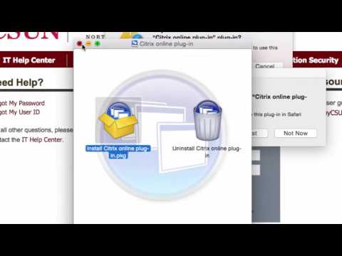 Installing the Citrix Client on a Mac 2016