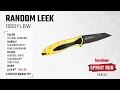 Video: มีดพับ Kershaw Random Leek Assisted Opening Knife Yellow Cerakote (CPM-S30V 3.0" Blackwash),1660YLBW *SPRINTRUN*