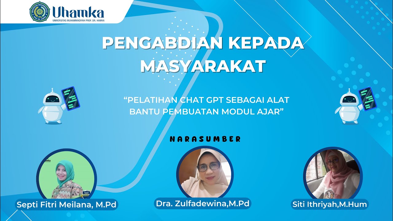 PELATIHAN CHAT GPT SEBAGAI ALAT BANTU PEMBUATAN MODUL AJAR YouTube pelatihan chat gpt sebagai alat bantu pembuatan modul ajar youtube