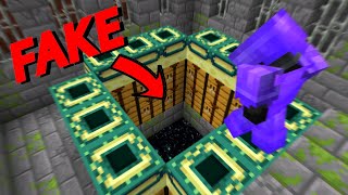 Trapping this SMP with a FAKE End Portal...