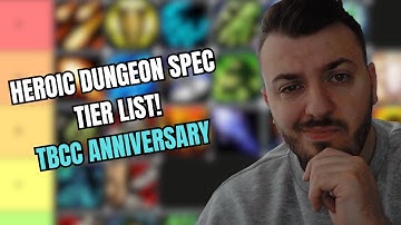 DUNGEON SPEC / CLASS TIER LIST TBC CLASSIC ANNIVERSARY