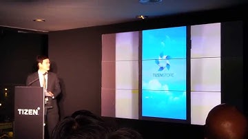 TIZEN STORE demo at MWC 2013