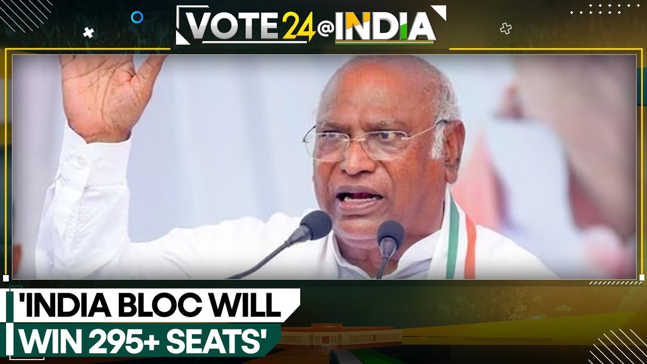 Exit Poll 2024: INDIA bloc will win 295+ seats: Mallikarjun Kharge | India News | WION