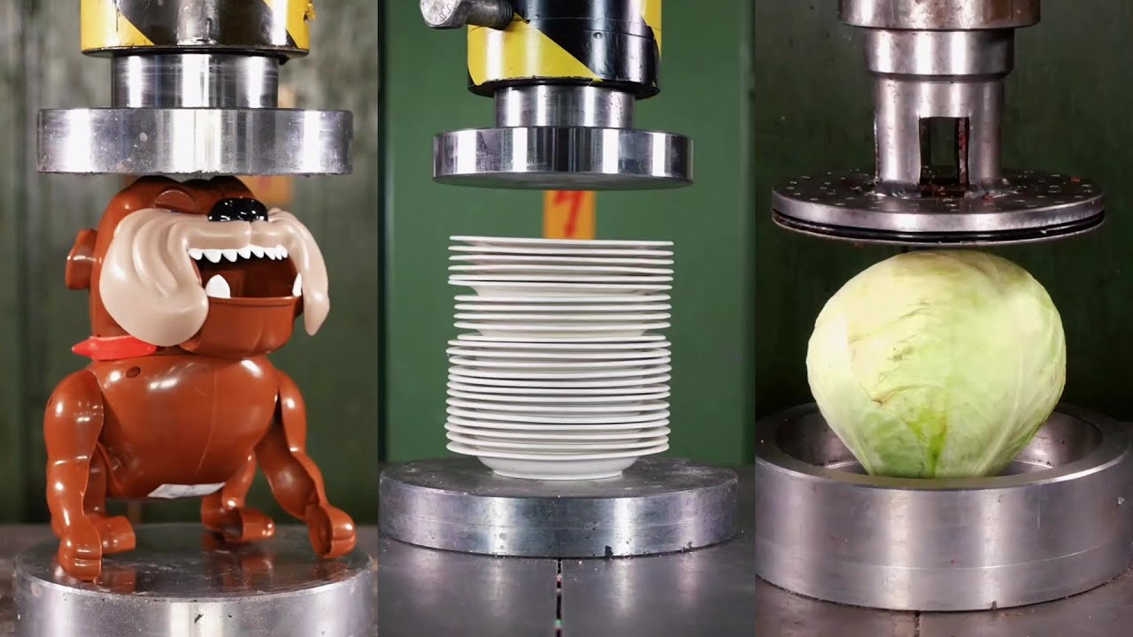 Top 100 Most Satisfying Hydraulic Press Crushes | Ultimate Crushing Moments Compilation #asmr