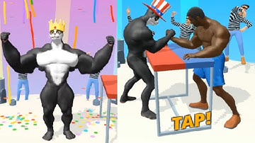 Muscle Rush Part 19 New Updates 💪💖 Max all levels walkthrough gameplay 💪💪 Android and ios 💪💪