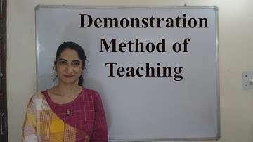 Demonstration Method of Teaching