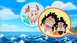 Luffy tells Momo, Kinemon, and Yamato that They're Free To Join The Strawhats (English Sub)