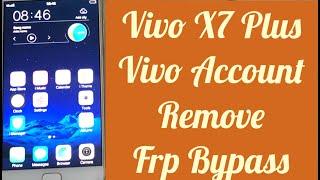 Vivo X7 Plus Vivo Account Remove FRP Remove with MRT