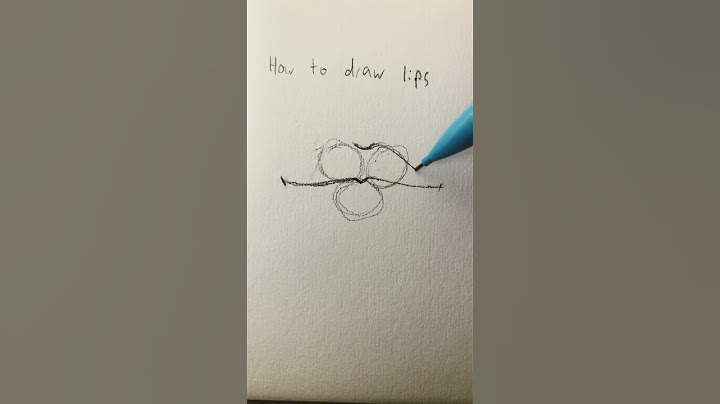 How to draw lips easy #short