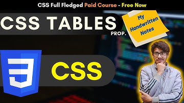 CSS 2021 Tutorial : Table properties | table border, border collapse #learncss #csstutorial