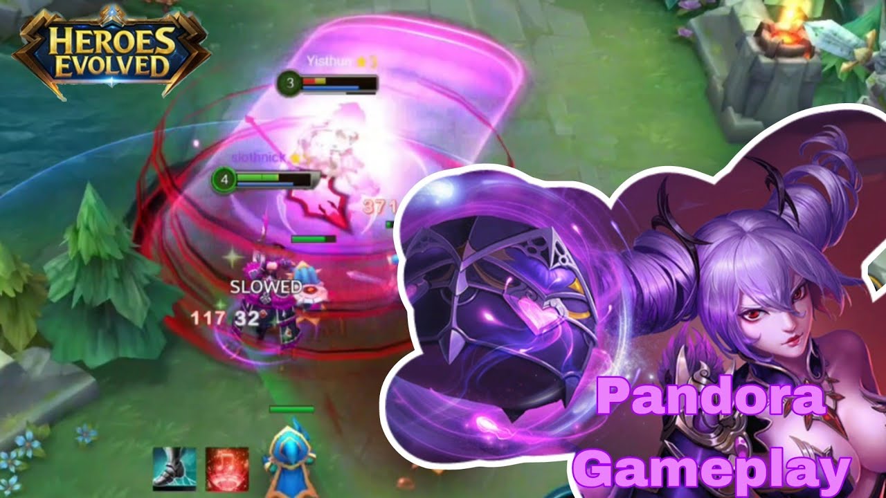 Heroes evolved : Pandora (Mage/Support) Gameplay