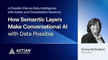 How Semantic Layers Make Conversational AI with Data Possible | A Fireside Chat