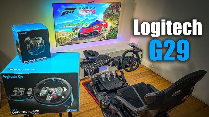 Logitech G29 Driving Force - wheel and pedals set - wired - 941-000110 -  Gaming Consoles & Controllers 