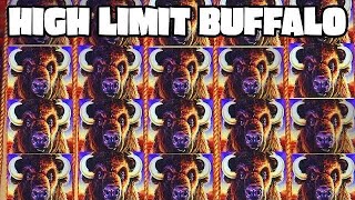 THIS BUFFALO HIT WAS AMAZING ON A HIGH LIMIT BET