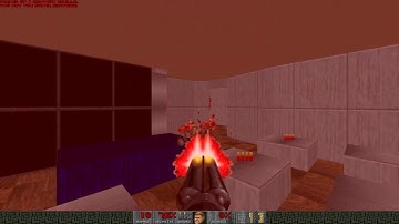 Playing my first DOOM 2 map (very shitty)