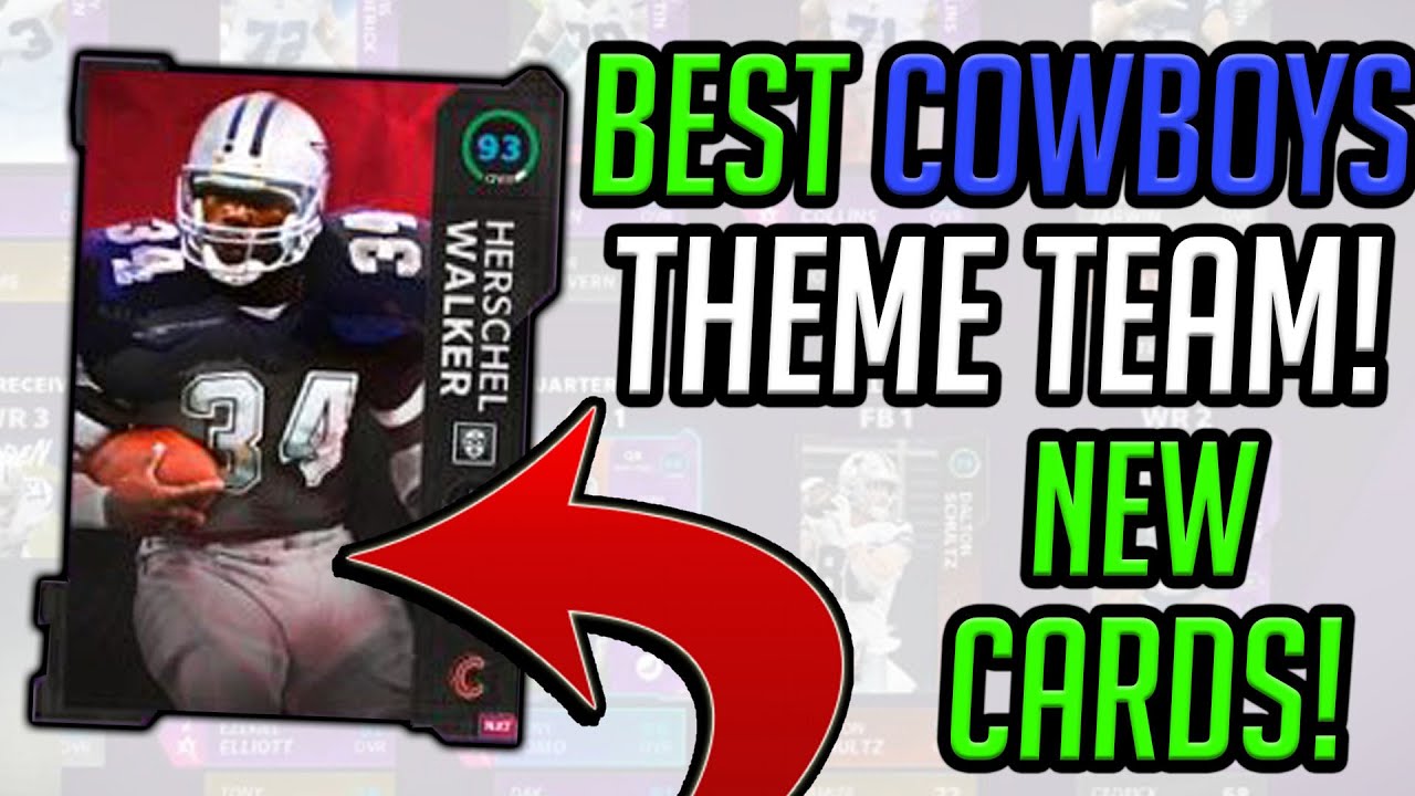 BEST COWBOYS THEME TEAM IN MADDEN 21! HERSCHEL WALKER, PAT WATKINS, AND KEYSHAWN JOHNSON! UPDATED!