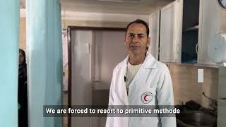 lack of fuel and essential supplies in Kamal Adwan hospital -the northern Gaza Strip