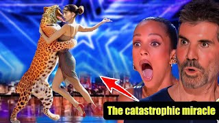 Sacred Riana Magician Surprises The Judges with Cutting Magic, winning the Golden Buzzer | AGT 2024