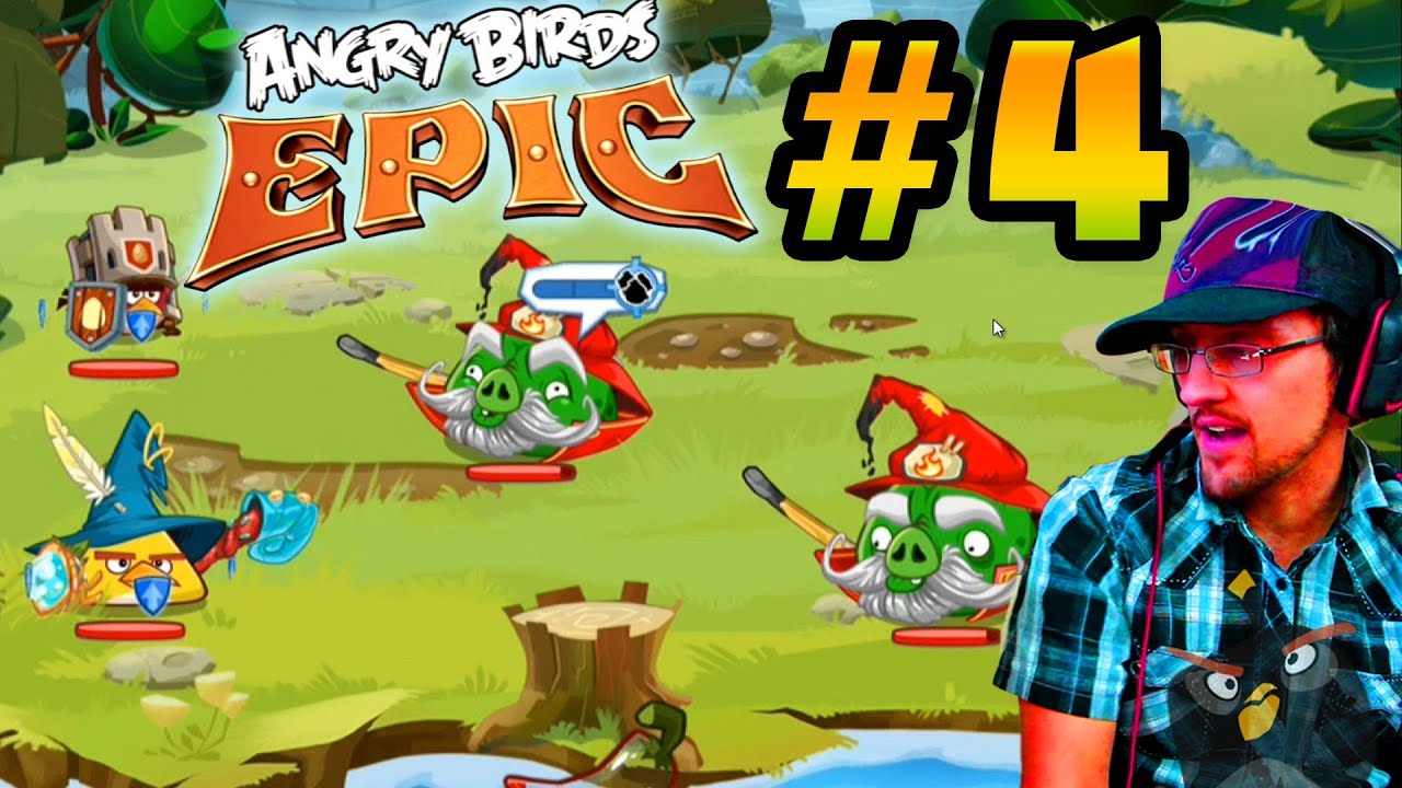 Lets Play Angry Birds Epic Part 4 Pyro Pig Battle New Hats Chuck Orb Upgrade Ios Face Cam Youtube - angry birds and roblox gameplay with face cam