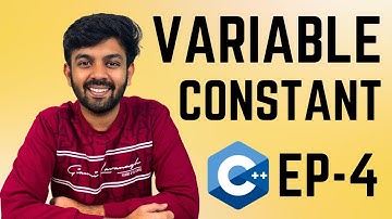 Variables & Constants | C++ for Beginners Ep-4 | code io - Tamil