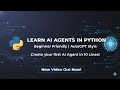 Build AI Agent in Python in 10 Lines | AutoGPT Style | Beginner Friendly