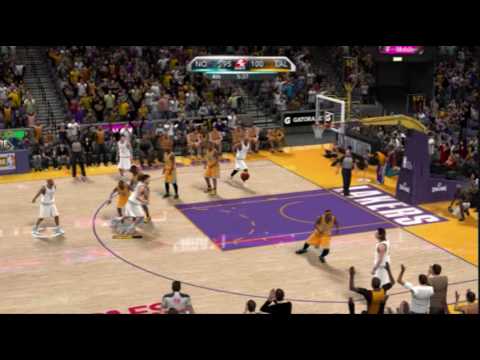 NBA 2K10 PC Hornets @ Lakers 4th Quarter, 12/01/09...