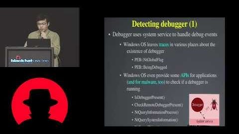 Black Hat USA 2010: Virt-ICE: Next Generation Debugger for Malware Analysis 1/6