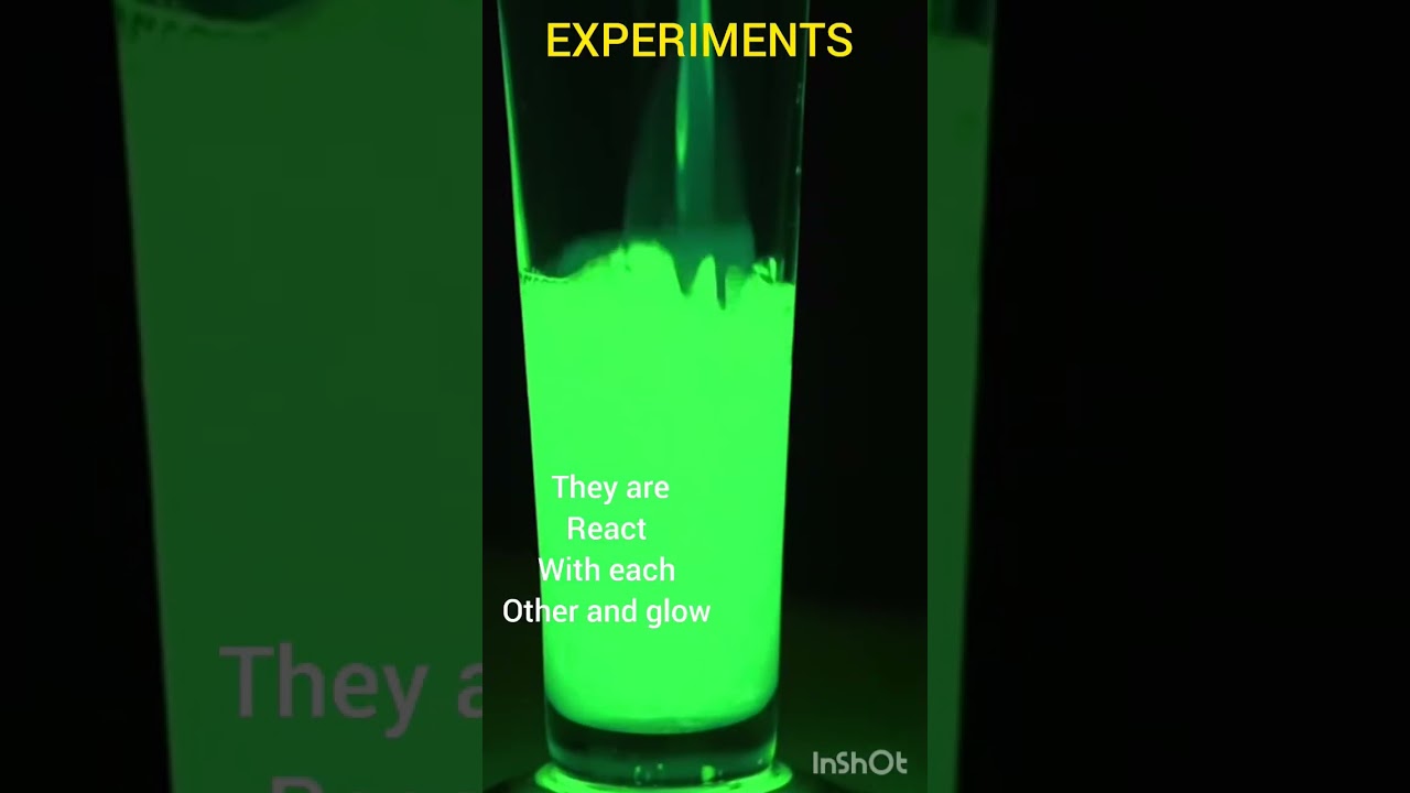 light chemical reaction🔥 powerful reaction and fuel reaction energy reaction glow reaction