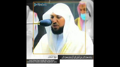 ترتيل شجي من سورة النحل لفضيلة الشيخ ماهر المعيقلي #روائع_المعيقلي #ماهر_المعيقلي #روائع_المعيقلي